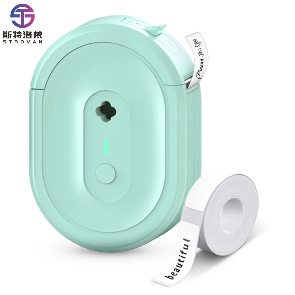 

Портативный мини-термопринтер N12 для печати этикеток, наклеек и именных бирок, 203 dpi, 15 мм, для планирования запасов, 1200 мАч