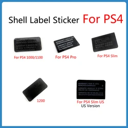 10Pcs For PS4 Slim Shell Label Sticker For 1000 1100 1200 Console Specialty Housing Seals Label Warranty Repair Sealing Strip