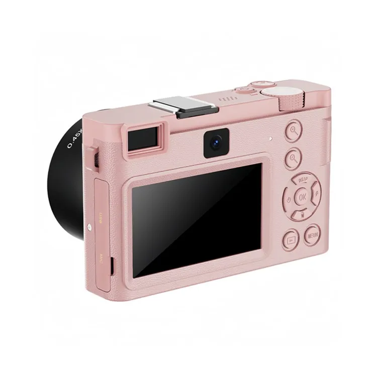 Dual-lens 5K 18X Digital Mini SLR Camera DIS AF Beauty Filters Support WiFi Fast Transfer and Remote Control