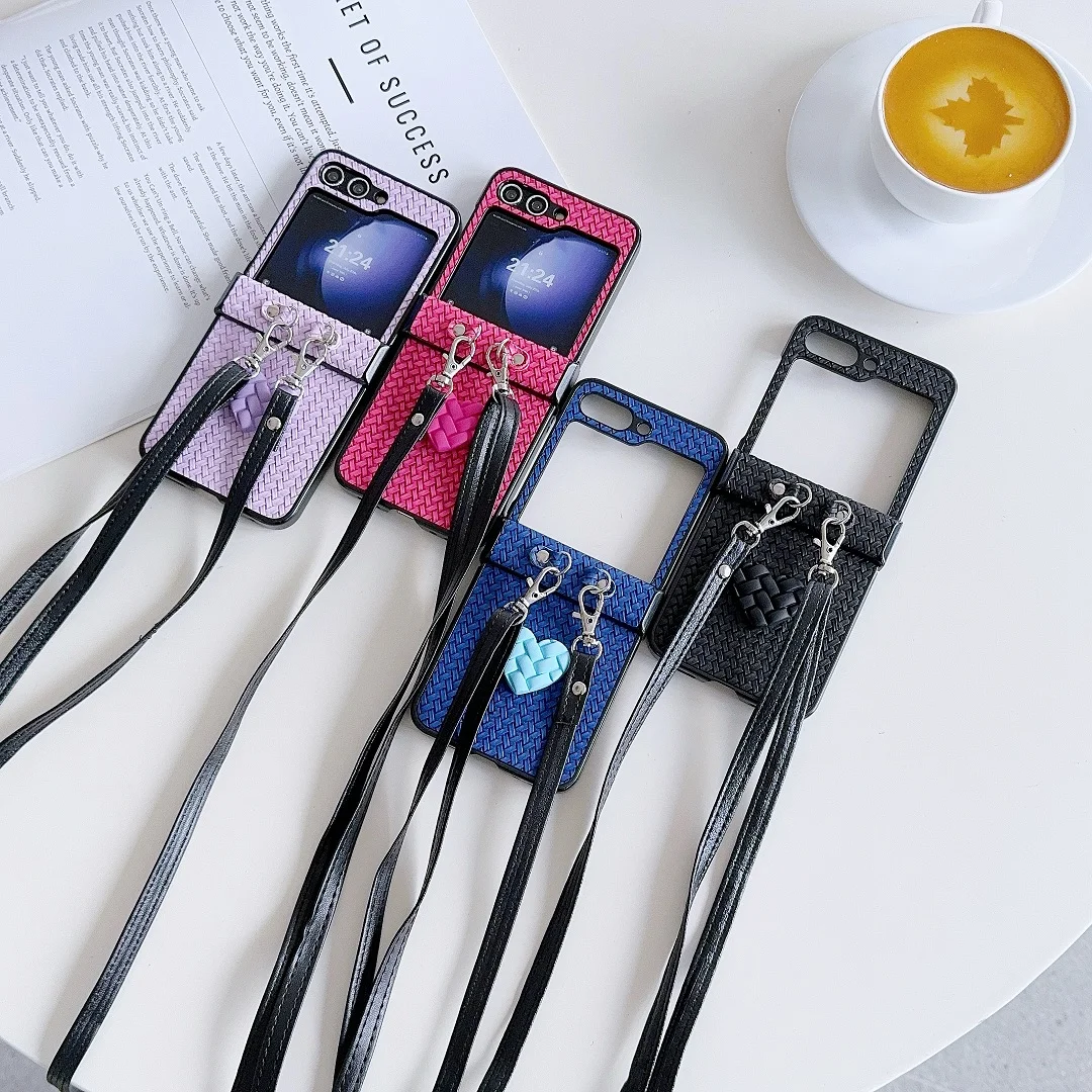 

Crossbody Strap 3D Love Case for Samsung Galaxy Z Flip 3 zflip4 Zflip 5 Z flip6 Phone Cover Samsung Z Flip 4 Z Flip 5 Z Flip 6