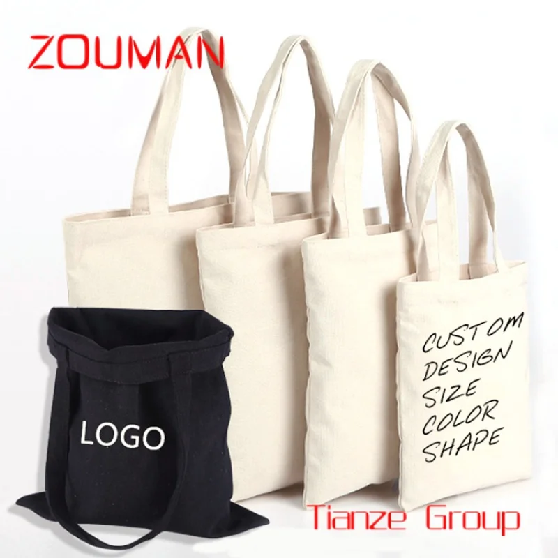 Custom , Custom high quality design travel shoulder reusable printed logo cotton custom canvas tote bag eco bag