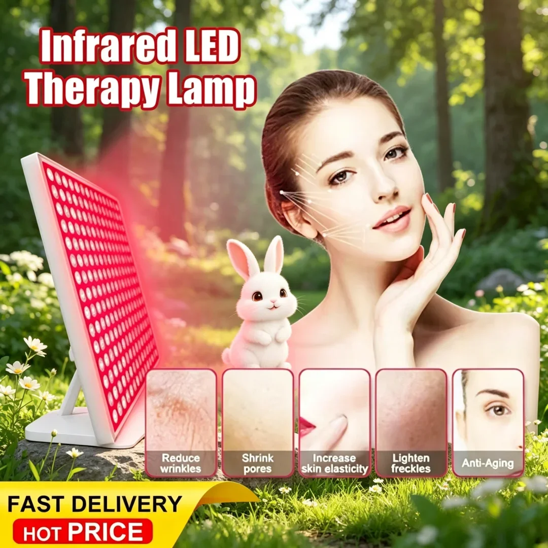

Sophisticated Red LED Phototherapy Combination Panel Classy Beauty Panel Lamp 660nm/850nm Modern Home Heating Lamp Instrument