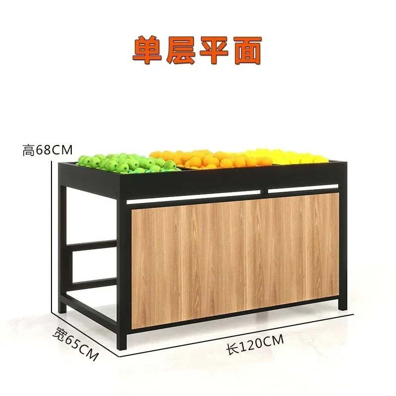 Fresh supermarket, fruit shelf, display , vegetable shelf, shop, fruit frame, steel wood, fruit and vegetable shelf,