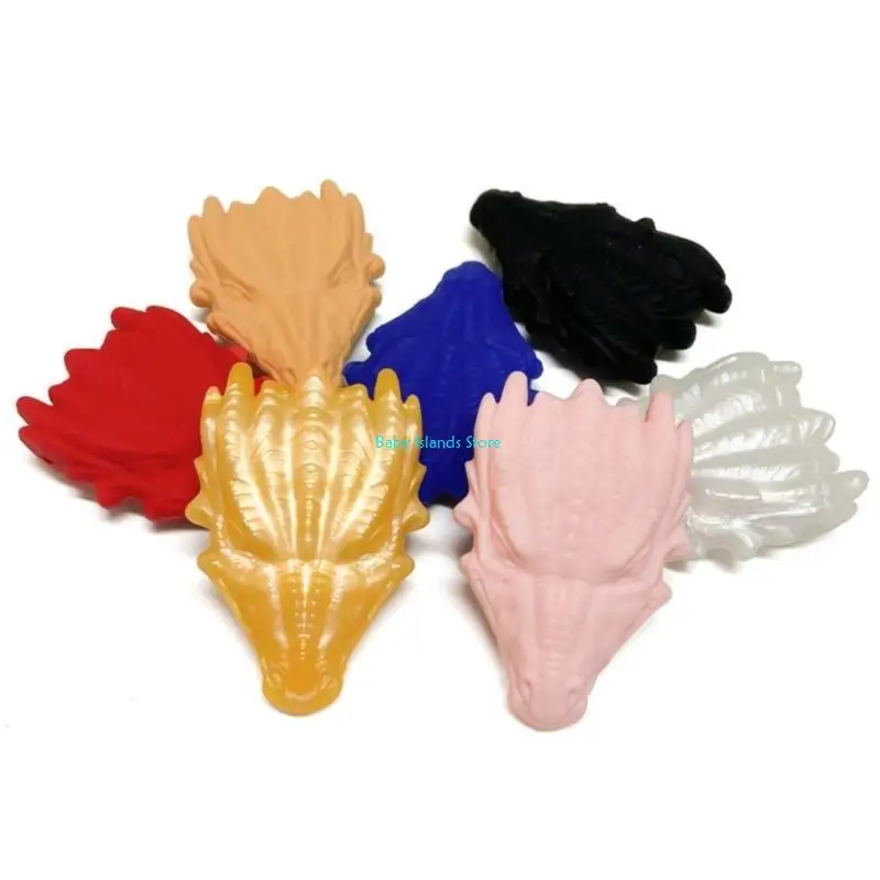 Collana masticabile in silicone K92D per dentizione del bambino lenitivo per bambini per bambini Dragon Drago Teether