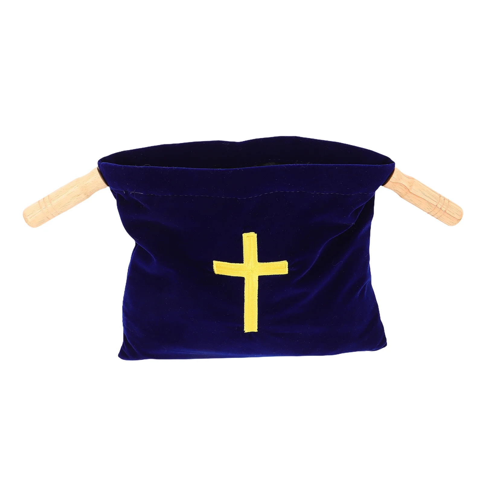 

Communion Supplies Embroidered Offering Bag Large Capacity Religious Decorations Baptism Christening Party Pouch