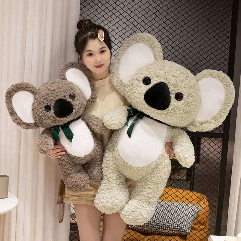 Cute Soft Animal Friends Big Ears Koala Stuffed Doll Throw Pillow Gift Toys For Children