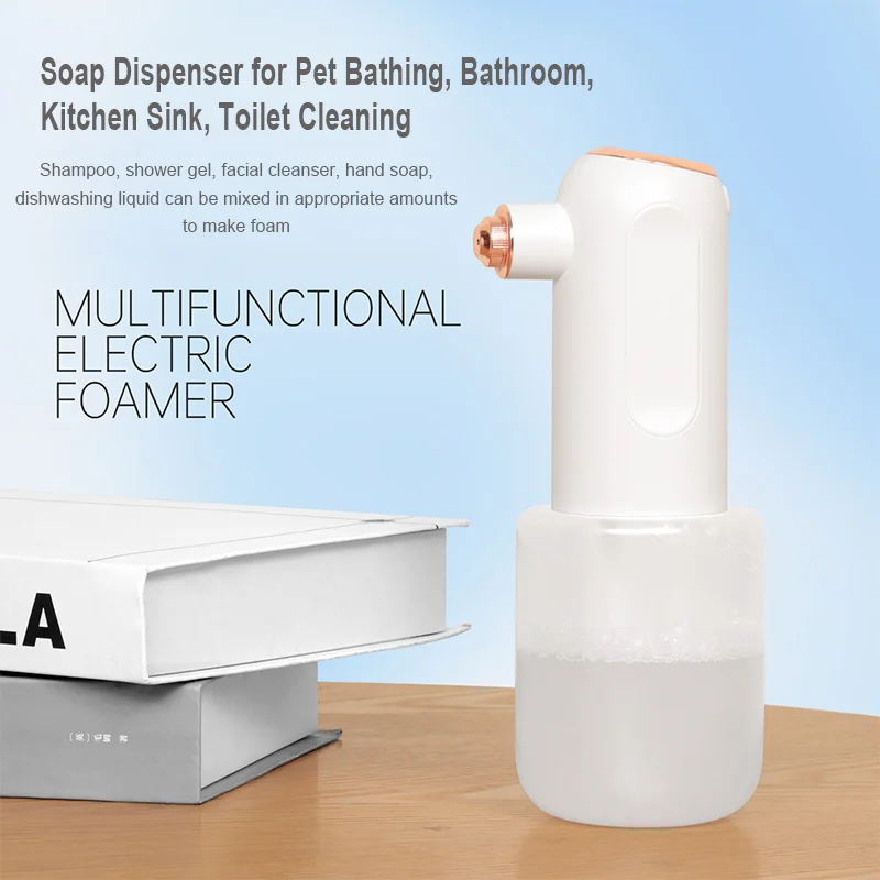 

2024 New Arrival Electric Foaming Dispenser Liquid Pump Type for Kitchen Cleaning Bathroom Bath & Washing for Hotels