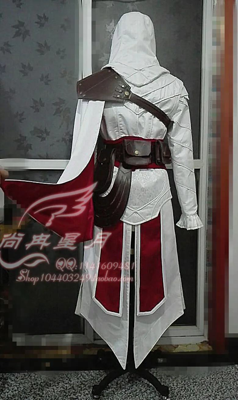 New Assin Creed Game Ezio Cosplay Costume Custom Made  Time Of Making About 120 Days