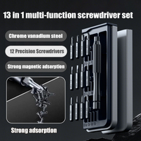【13-in-1 Multi-Tool】Precision Screwdriver Set  Compact Portable Tool Kit for Electronics Watches & Small Repairs