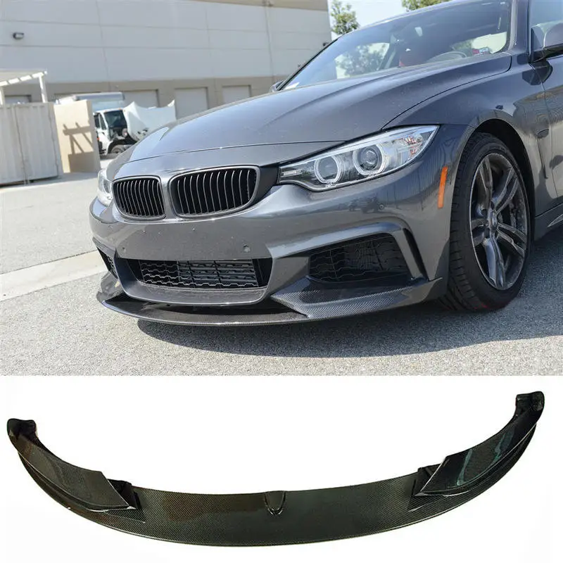 MP Style Carbon Fiber Body Kit Front Lip Splitter For BMW 4 Series F32 F33 / F36 MT Bodykit，100% tested well