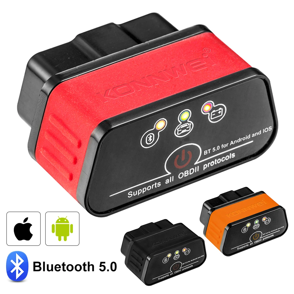 

ELM327 OBD2 Bluetooth Автомобильный сканер Vgate iCar2 V1.5 автомобильный диагностический инструмент для Android/ПК/IOS считыватель кодов для ремонта автомобилей