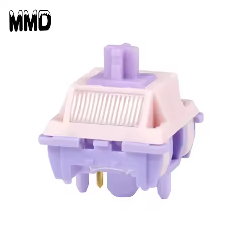 MMD Princess V4 Switch RGB Light Guide Custom 5Pin Linear Tactile Mechanical Keyboard LY Smooth Stalk Gaming Switches Lubricated