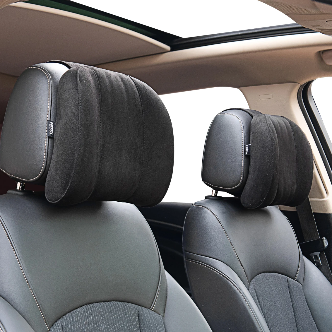 Car Headrest Pillow Suede Fabric Car Pillow Car Seat Pillow Rest Headrest Memory Foam Car Headrest extremely high-quality