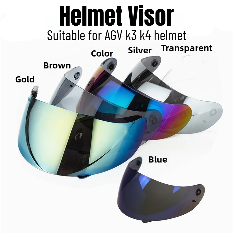 

Motorcycle Helmet Lenses for AGV K3 K4 Helmets Motorbike Full Helmet Visor Visera Casco Moto Helmet Face Shield Windshield