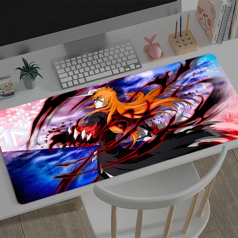 Mousepad B-bleach Computer Game Mouse Pad Gaming Accessories Large Non-Slip Printing Deskmat Keyboard Pad PC Anime game Mousepad