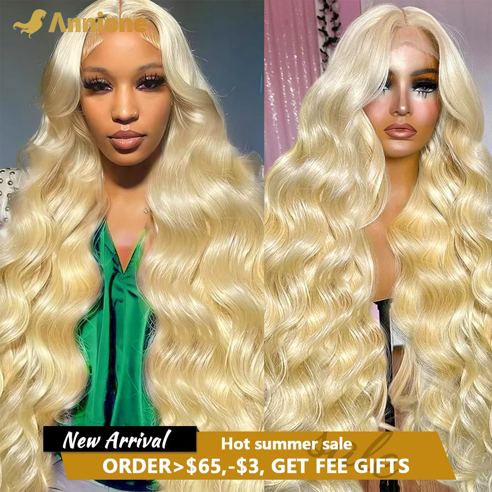 Wig rambut manusia HD transparan 613 pirang keriting gelombang Bave 13x4 renda depan 100% Wig untuk wanita Wig Frontal renda Brasil prepluke