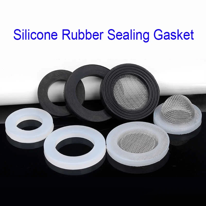 Rubber O-ring Sealing Black Gasket Corrugated Pipe For Kitchen And Bathroom Hot Cold Water Pipes Faucet Shower Head Gasket