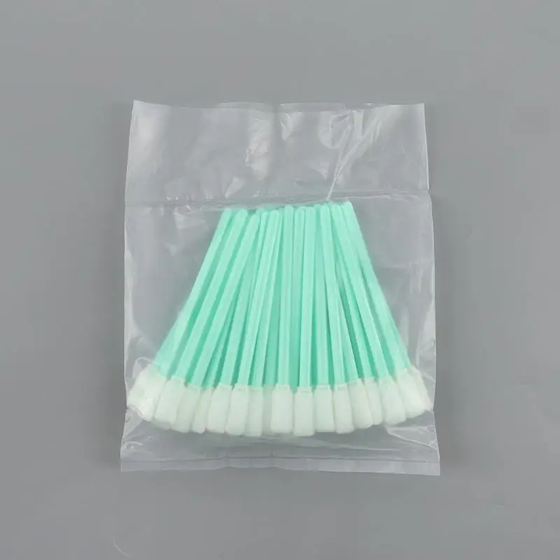 New Dust Free Foam Cleaning Swabs 50 Pack Lint Free High Absorbent Sponge Head For Precision Electronics Oil Stain Cleaning