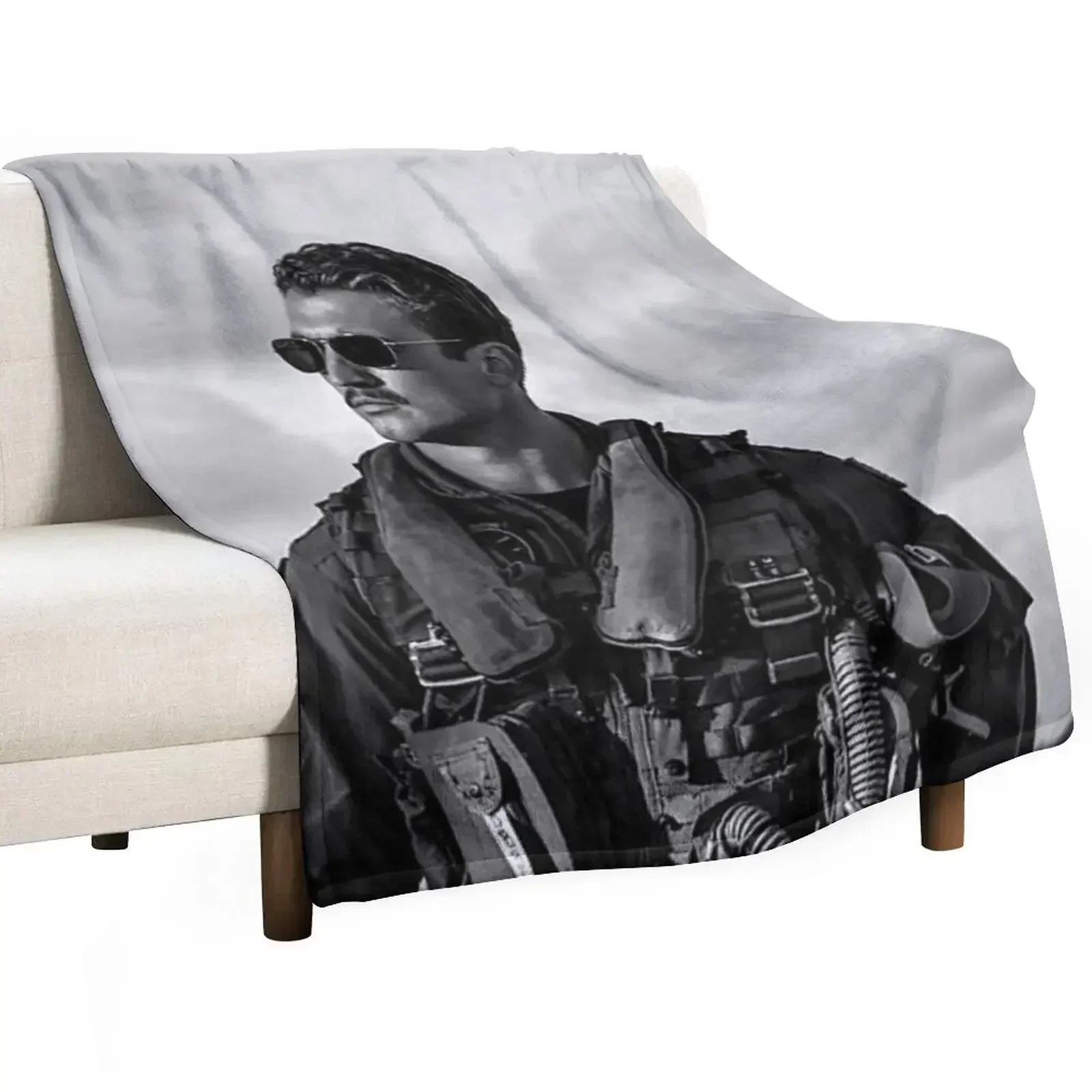 

Miles B&W Throw Blanket Luxury Thicken Luxury Brand Blankets