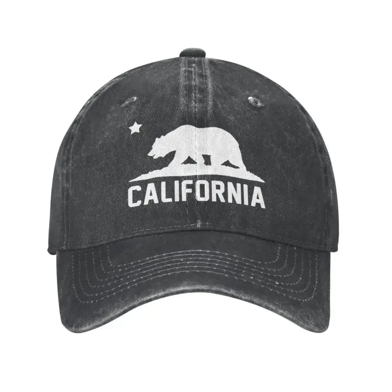 

Custom Cotton California Bear Baseball Cap Women Men Breathable Dad Hat Outdoor