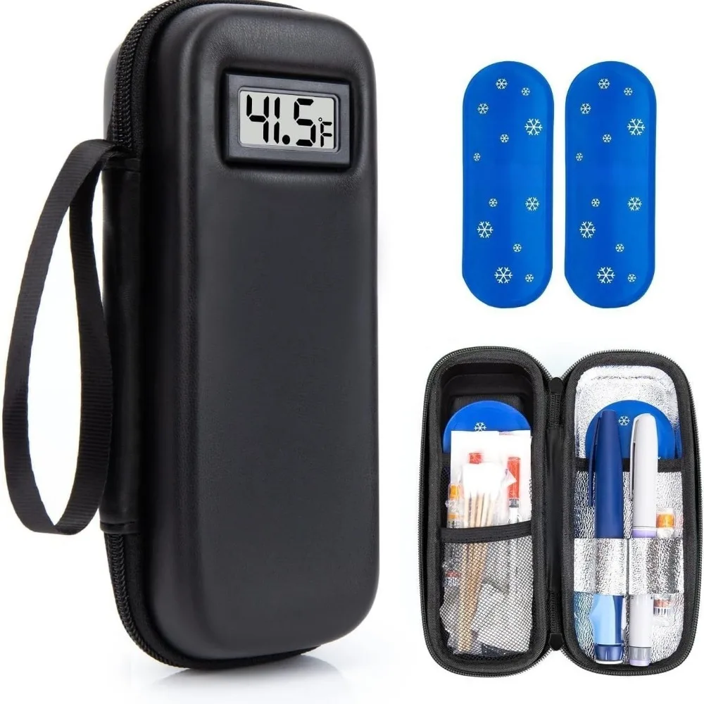 Diabetic People Portable Insulin Refrigerator Box Travel Outdoor Small Refrigerated Drug Insulation Bag  Box 2ice Stocks