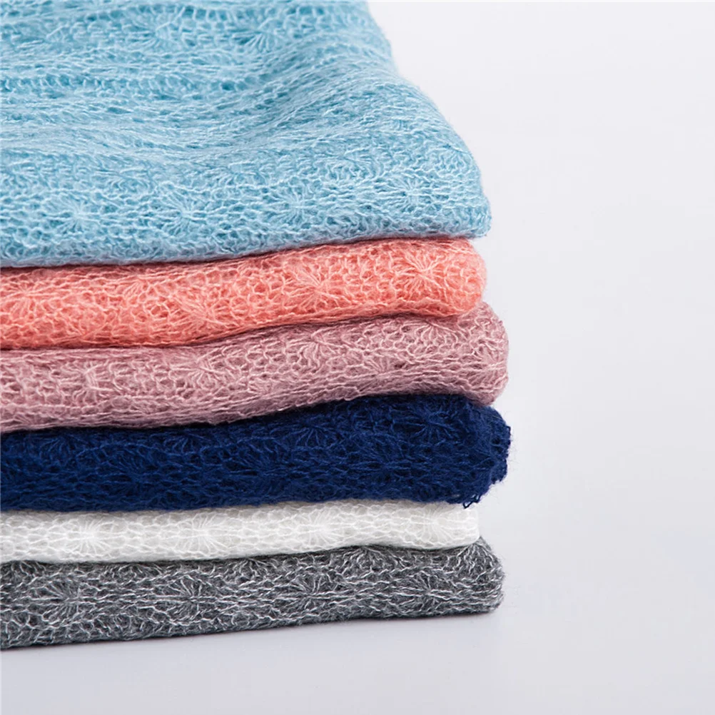 

Детская пеленка в мохере, серая с головным убором, реквизит для детской фотографии, реквизит для детской фотосессии, тканевый реквизит для детской фотографии