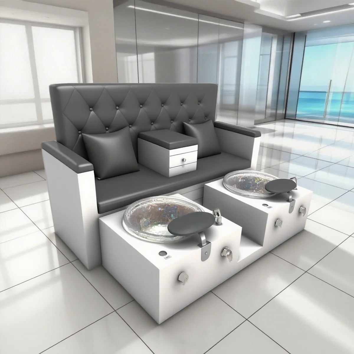 Manicure sofa, pedicure chair, foot bath massage sofa, multi-functional beauty salon massage and foot spa chair