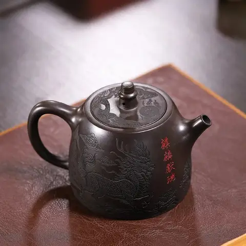 Yixing Handmade Purple Clay Teapot Household Beauty Single Pot Chinese Style Purple Clay Teapot Tea Ceremony Supplies
