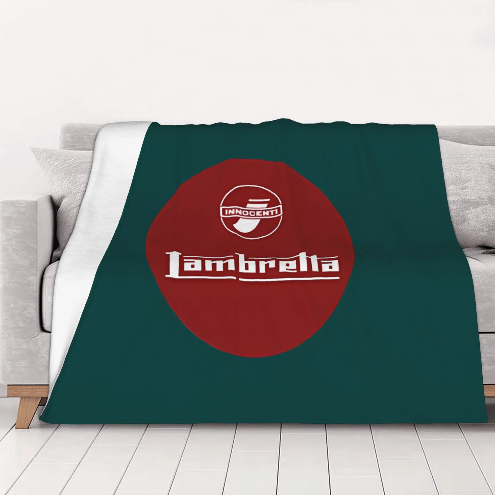 1PC home Cute Room Decor Lambretta green Blanket Throw Blanket Lambretta Novelty Warm Blanket All Season