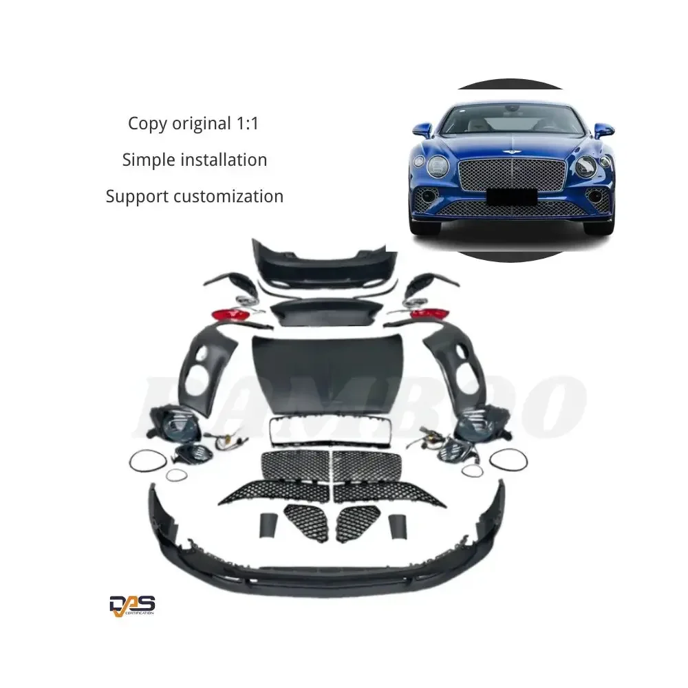 2026/Old to  Kit 2005-2017 Upgrade 2024 GT Body Kit for Bentley Continental GT Facelift Body Kit
