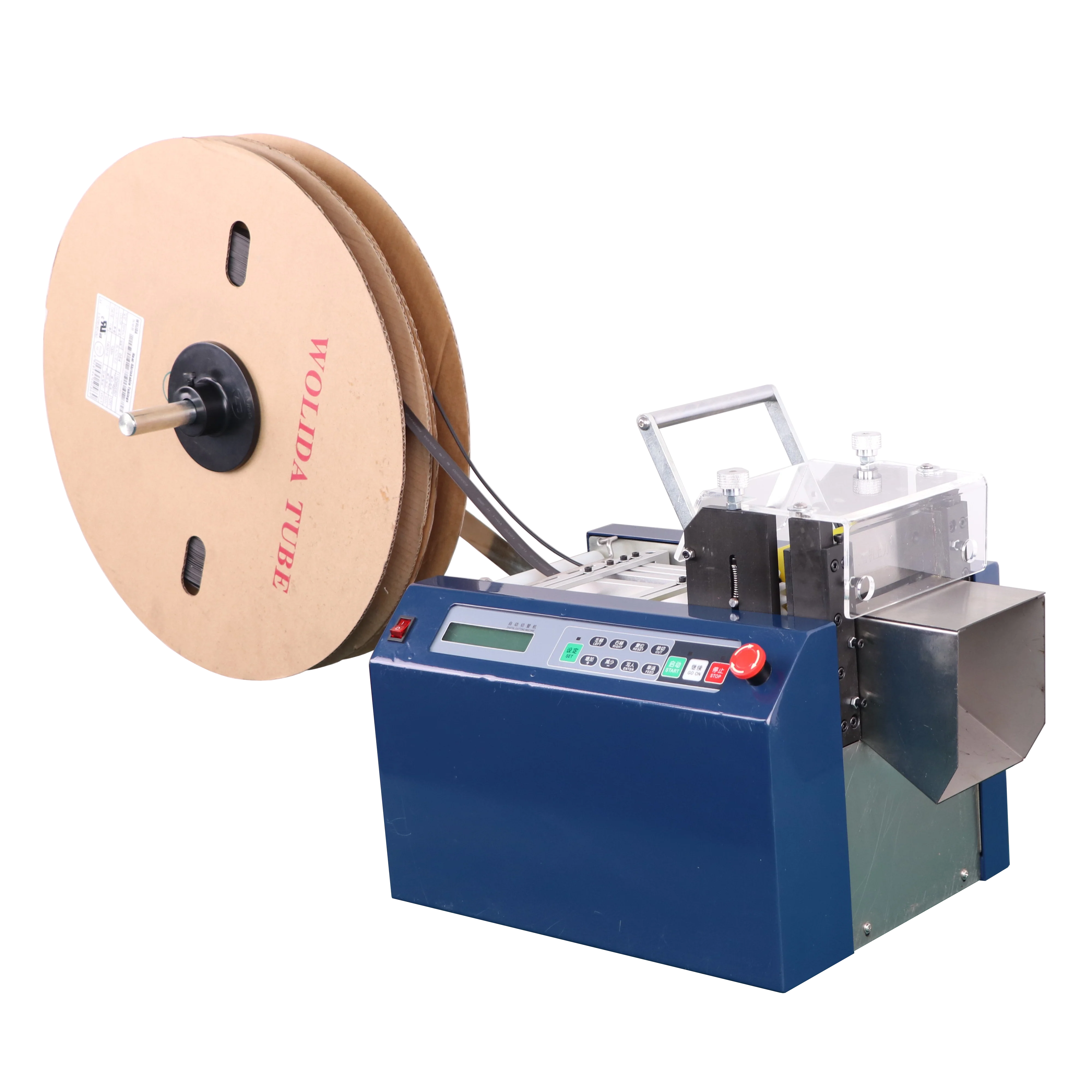 

PVC Cutting Machine Heat Shrinkable Pipe Cutter Automatic Hot and Cold Ribbon CutterHW-100