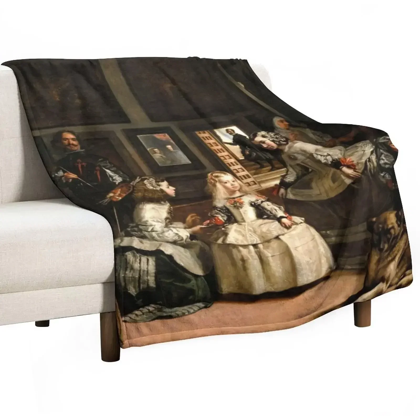 Las Meninas by Diego Velázquez Throw Blanket manga Sofas christmas gifts Soft Retros Hair Blankets