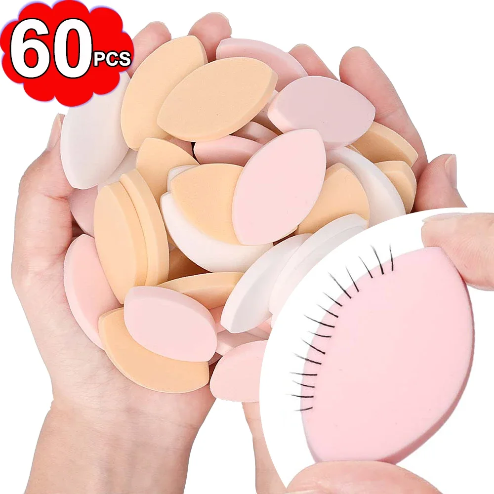 Soft Sponge False Eyelash Pads Beginner Lash Map Chart Wispy Lashes Reusable Makeup Puffs Training Eyelash Extensions Tool