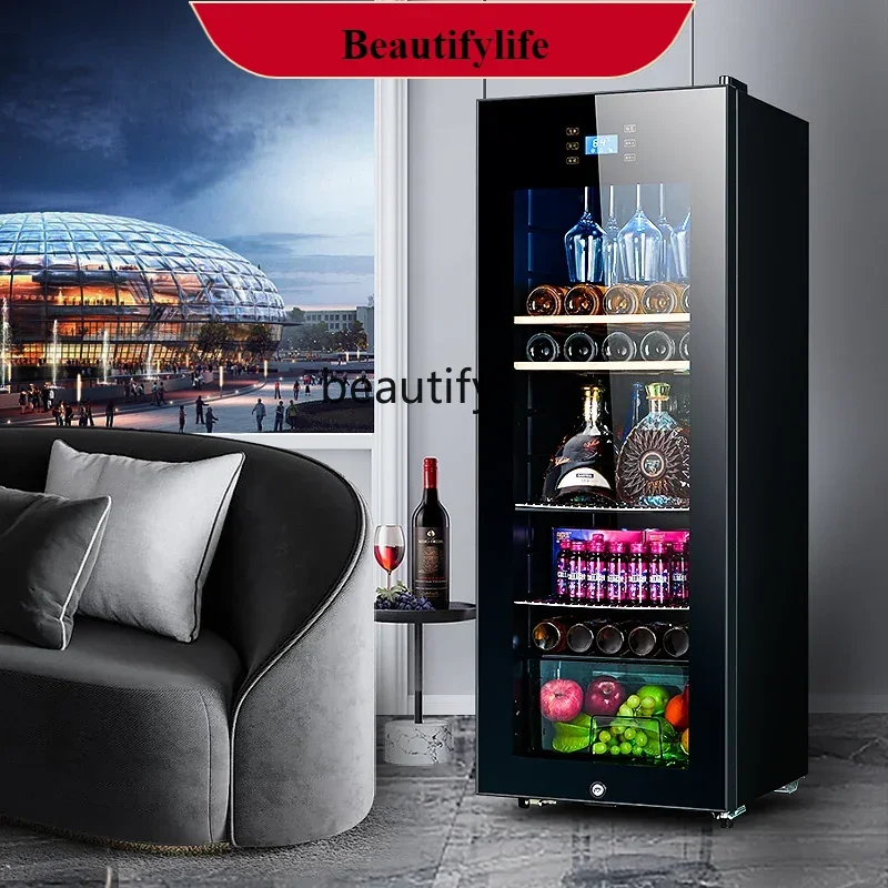 

E132 Ice bar wine cabinet constant temperature wine cabinet household living room tea fresh refrigerator small refrigerator