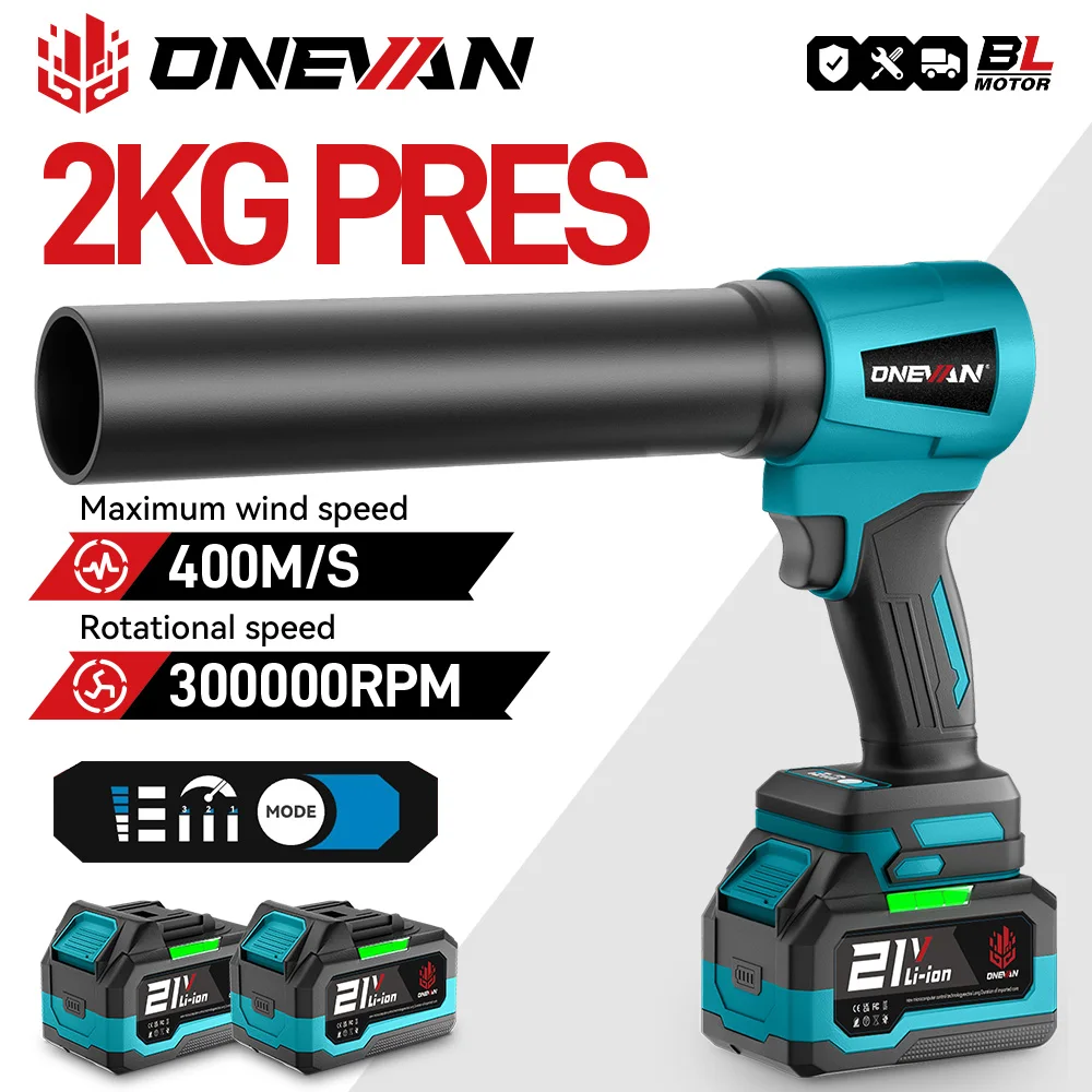 ONEVAN 4000 Вт бесщеточный электрический турбовентилятор 400 м/с 300000 об/мин ручной инструмент для выдувания пыли для Makita 18 В аккумуляторный штифт