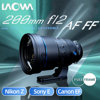 NEW Laowa 200mm F2.0 Large Aperture AF FF Telephoto Autofocus Lens pk sigma for Sony E for Canon EF for Nikon Z