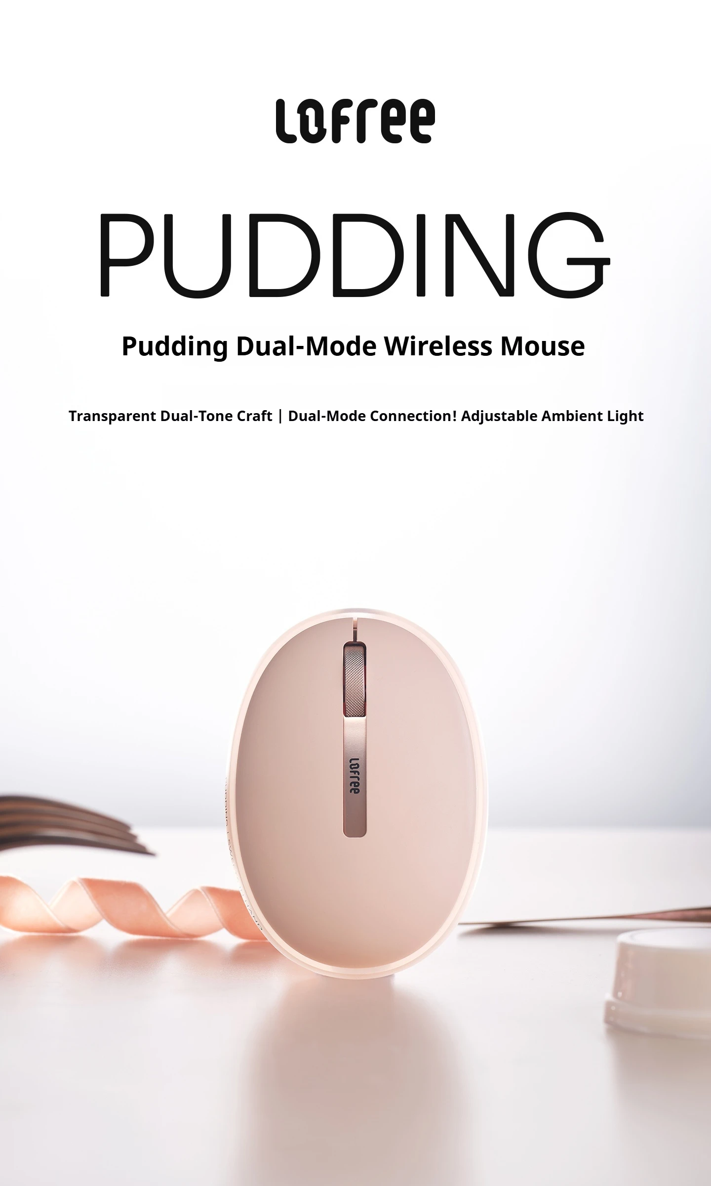 Lofree Liquid Foundation PUDDING Dual-mode Wireless Bluetooth