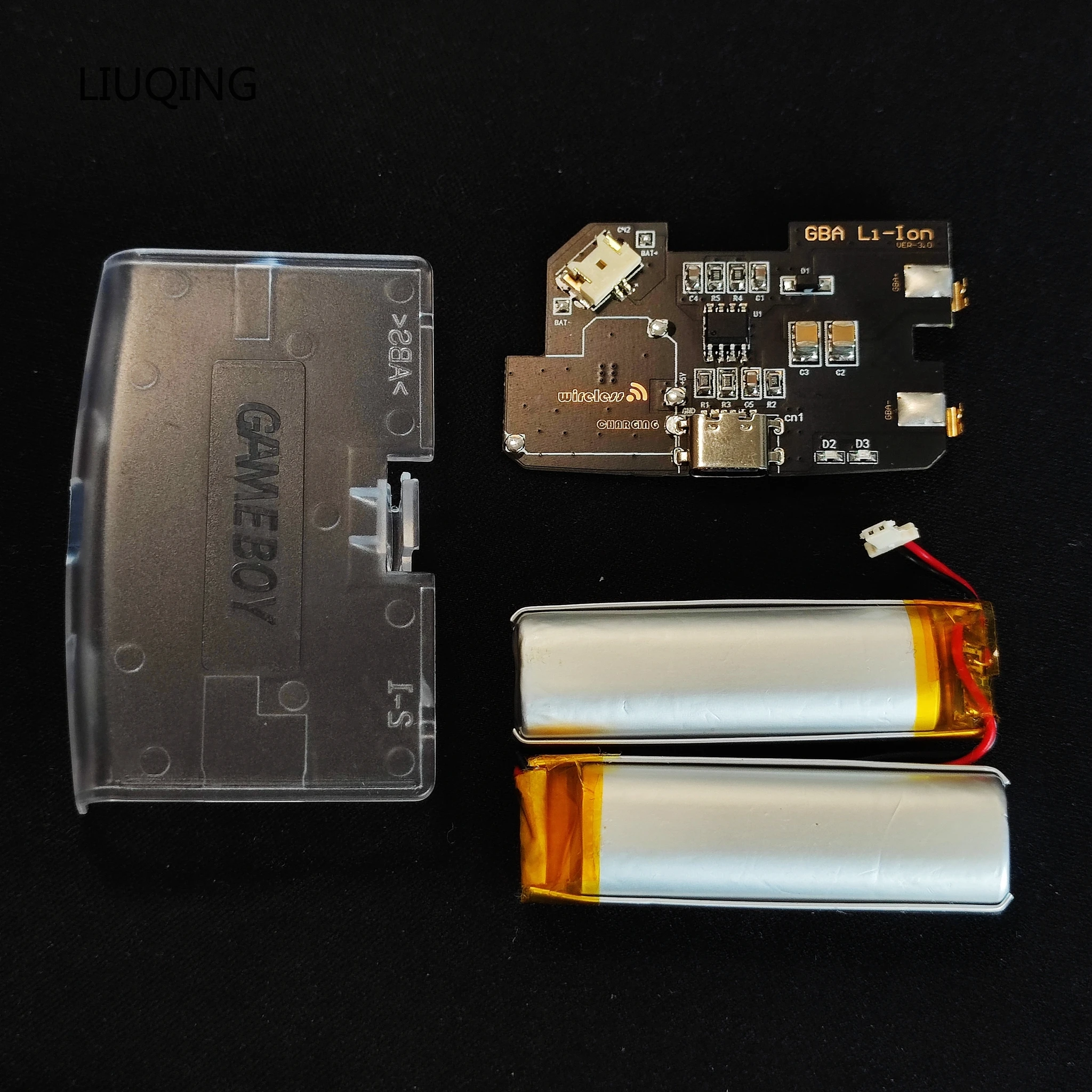

For Game Boy 1800mAH Li-ion USB-C Detachable rechargeable battery charging lithium battery module Advance For GBA