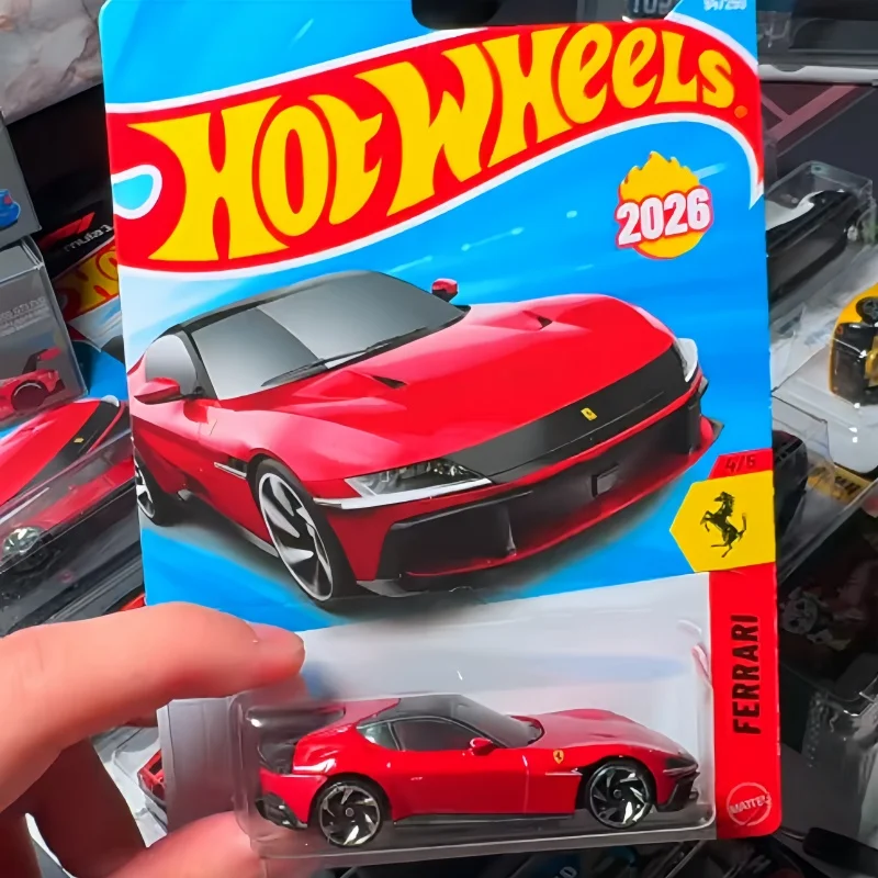 2026 D Nieuwe Originele Hot Wheels Metalen Auto F1 Mclaren Ferrari Optimus Prime Bugatti Automodel Speelgoed Ornament Jongen Coole Verjaardag Cadeaus