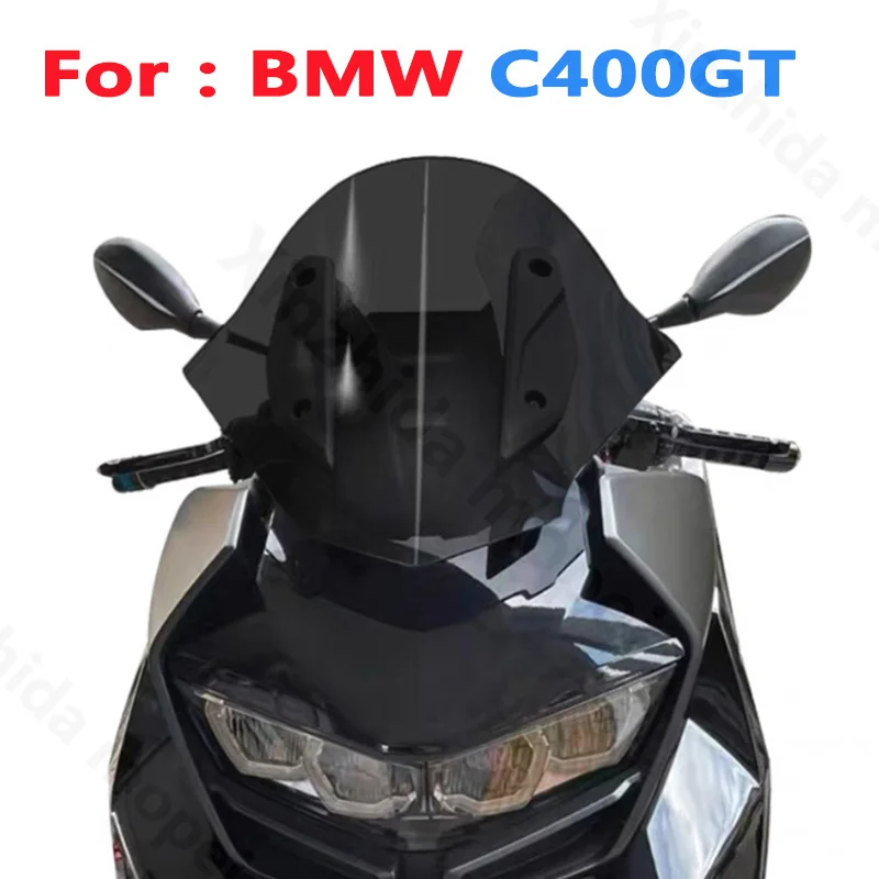 

Windshield For BMW C400GT C 400 GT C 400GT C400 GT Motorcycle Accessories Windscreens Wind Deflectors Visor Viser Black