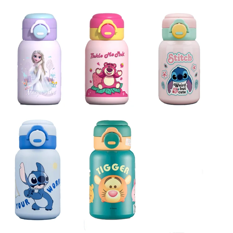 

Вакуумная чашка Disney, 550 мл, двойная чашка для питья, большая емкость, бутылка для воды для студентов, путешествий в школу, удобная переноска