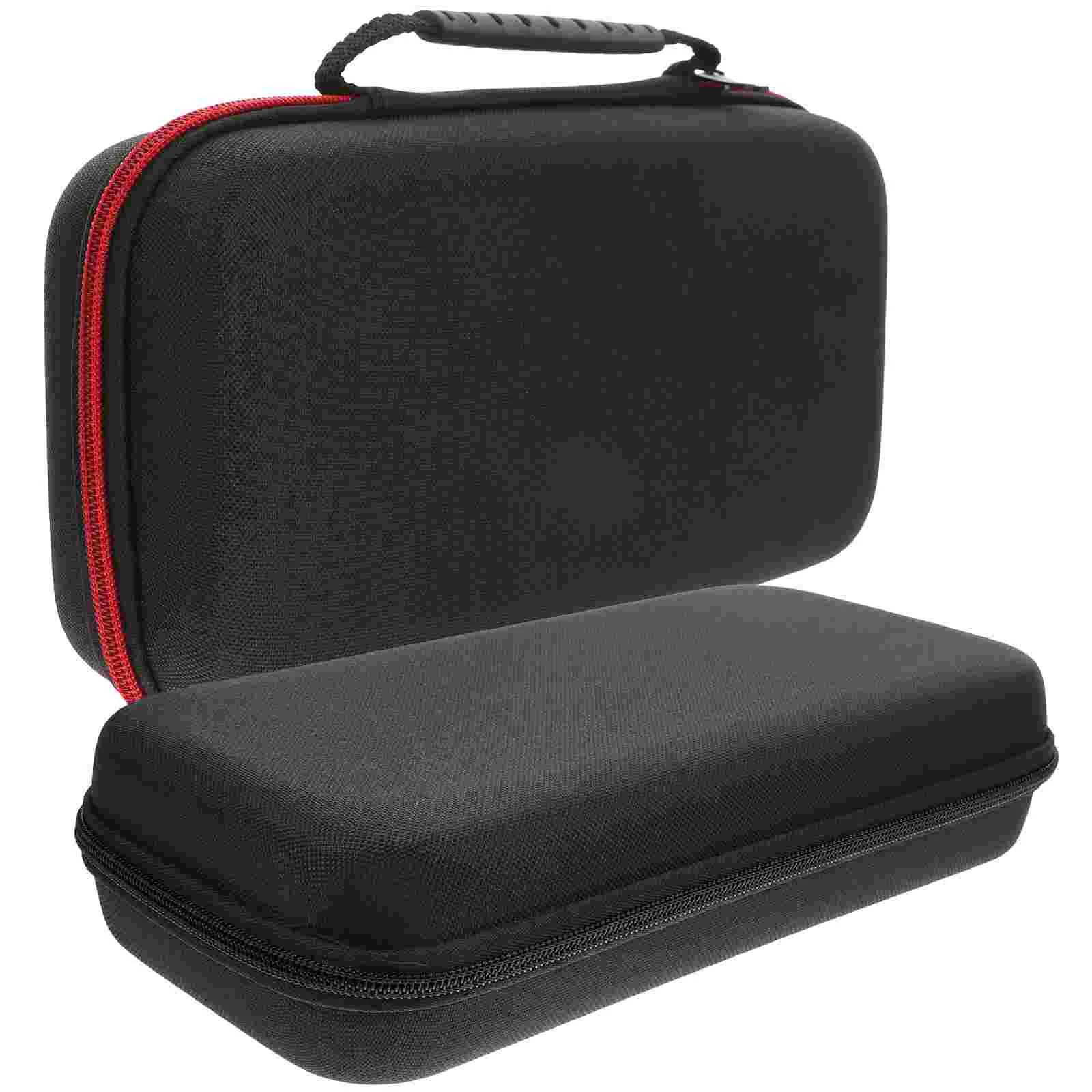 

2 Pcs Microphone Bag Tote Portable Carrying Case Protective Digital Product Storage Sponge EVA Dual Slot Travel Canvas Hard