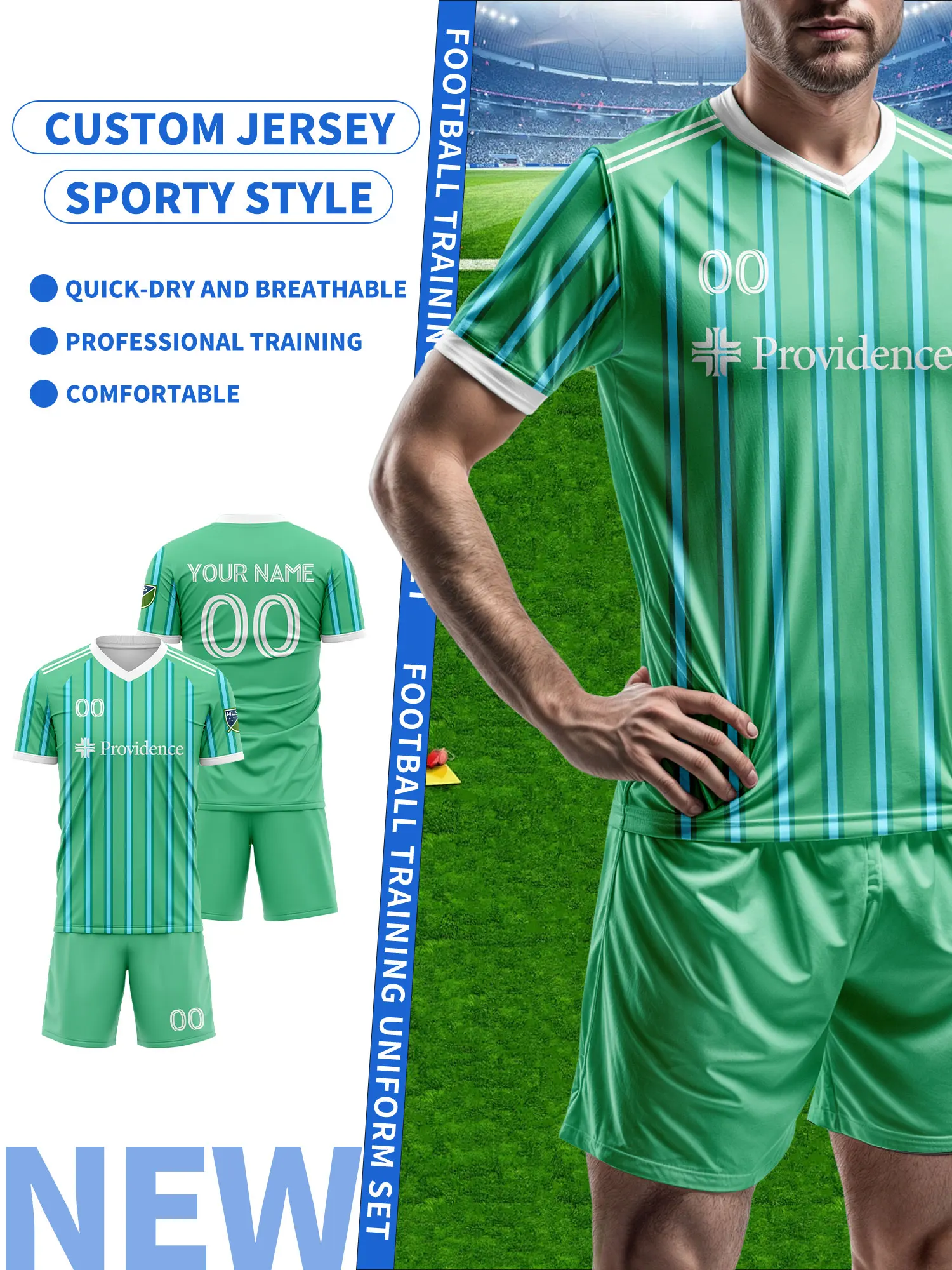 

Персонализированная футбольная форма, футболка с именем и номером, подарок для команды, оптовая продажа футбольной формы на заказ