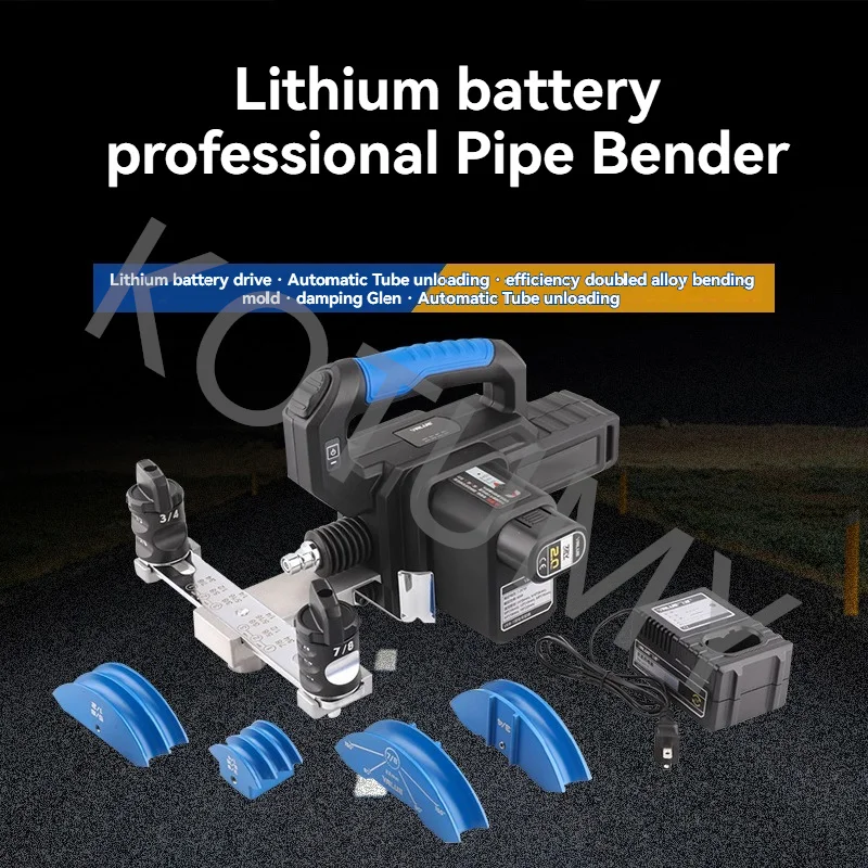 Electric Tool Copper Tube Bender VEB-1  Lithium Electric Tube Bender  6-22MM Air Conditioning Tube Bending Automatic pipe bender