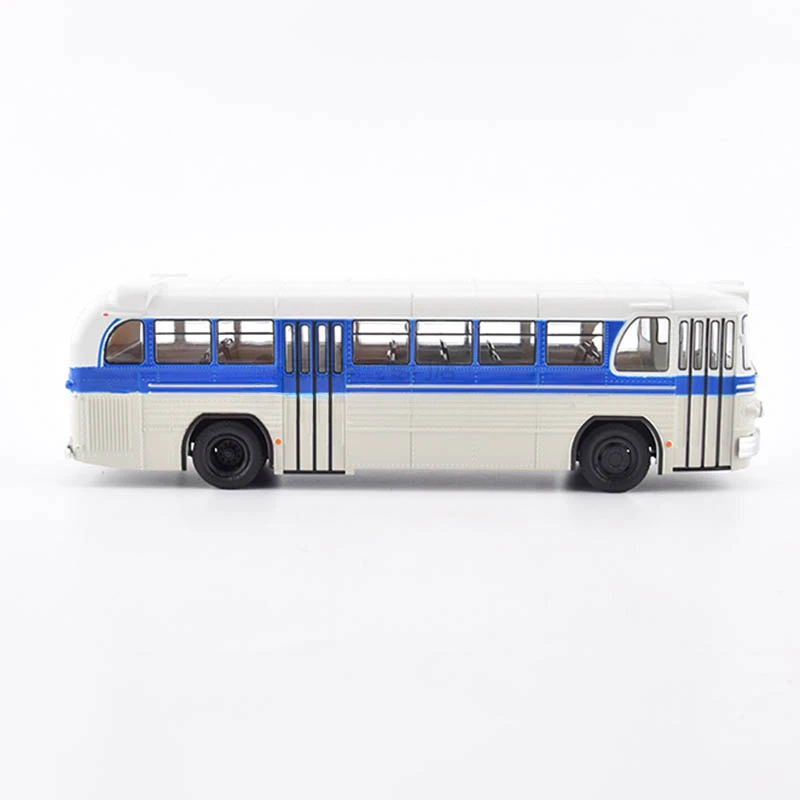 1:43 soviétique Ville Expérimentale Bus ZIS-129 Vieux Bus Interville Modèle JAVN058 Bus Modèle Cadeau