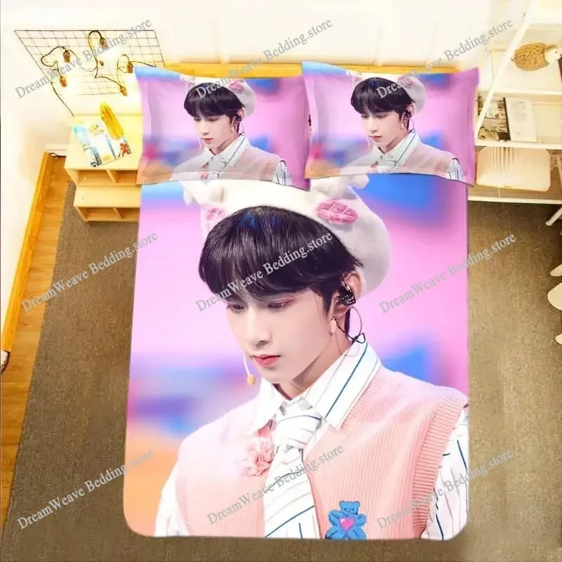 Chinese actors TNT Liu Yaowen Bedding Set Duvet Cover 3d Bedding Fashion Design Decoration King Duvet Cover Set Double Bed Set