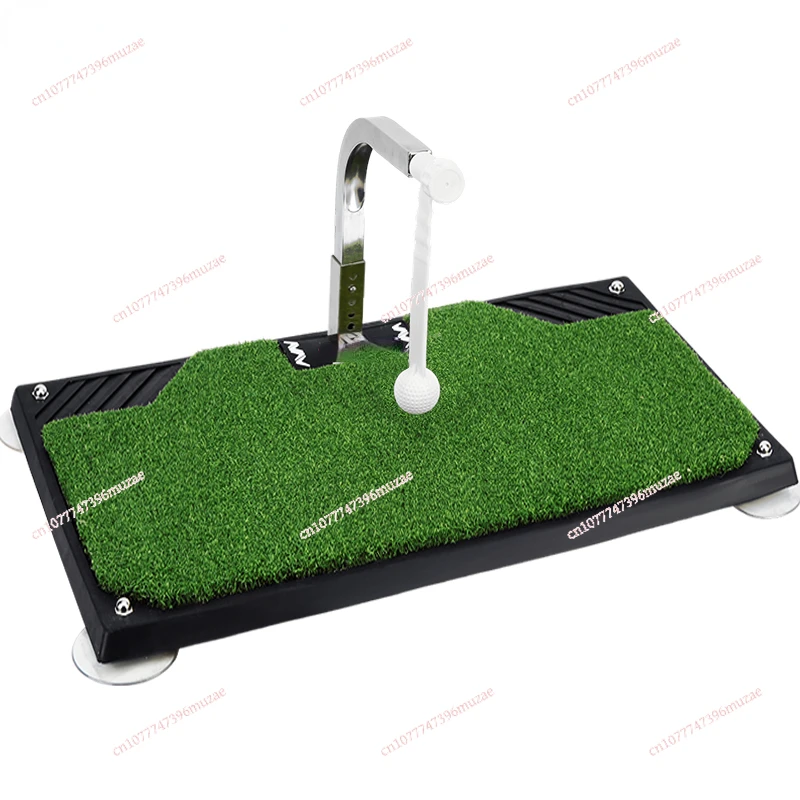 Increase\ Height\ 360 ° Rotation, Golf Swing Practitioner, Indoor Flat Impact Pad