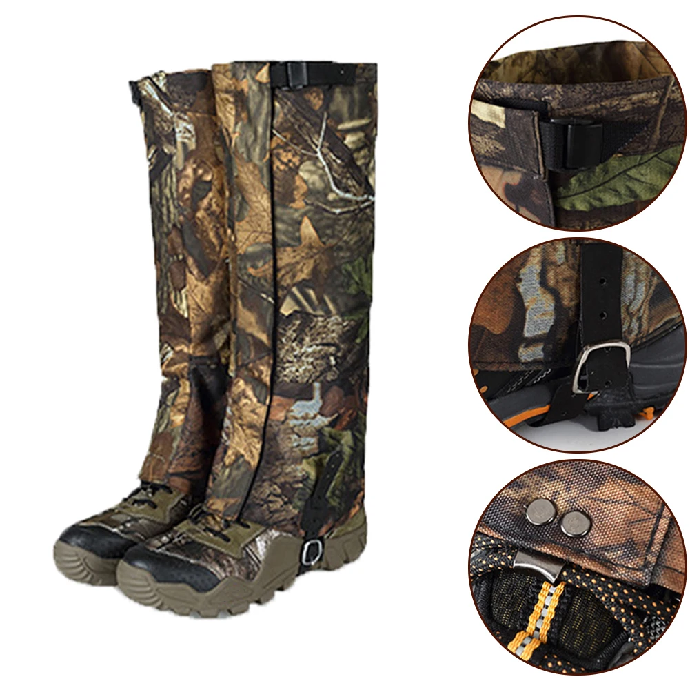 Gaiters Snow Boot Gaiters Anti-Scratch Camouflage Camping Leg Covers Moisture-Proof Mountaineering High Quality