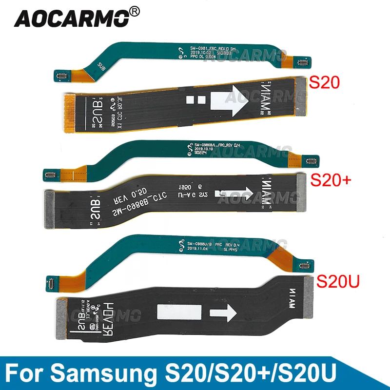Aocarmo Voor Samsung Galaxy Galaxy S20 Plus Ultra S20U Wifi Signaal & Main Board Moederbord Aansluiting Flex Kabel Vervanging