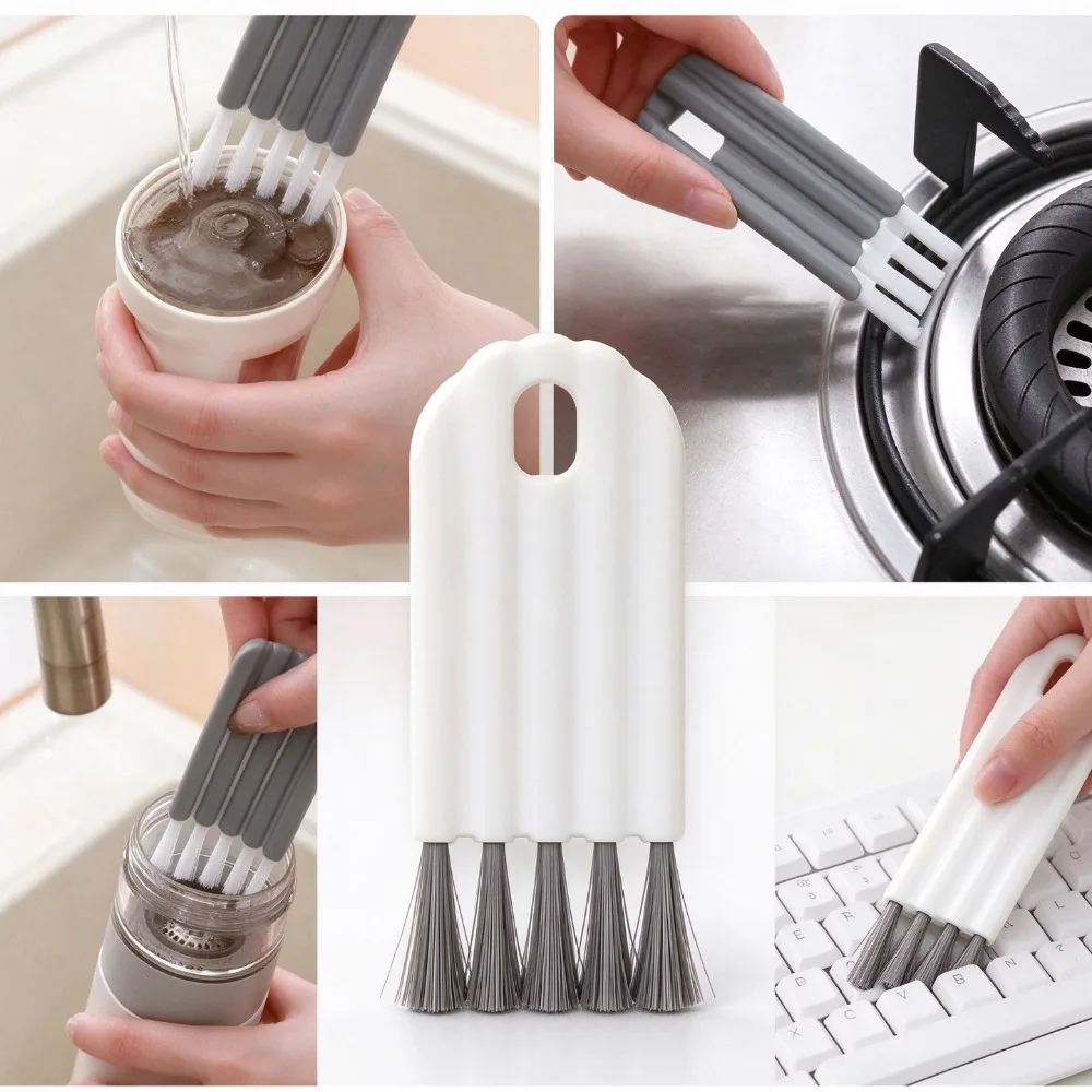 Bendable Soft Cleaning Brush Multifunctional Portable Keyboard Duster for Laptop Computer Dust Removal Tool